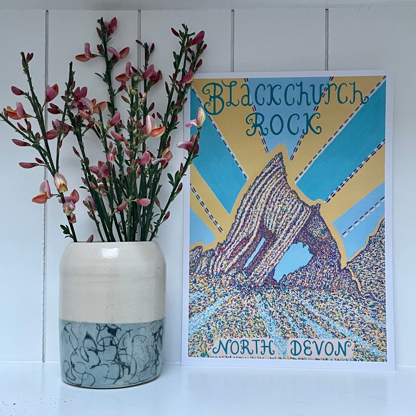 Blackchurch Rock, Devon Art Print